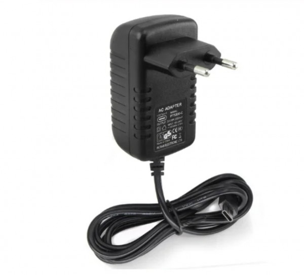 
					Імпульсний адаптер живлення 5В 3А (15Вт) Yoso штекер 5.5 / 2.5 довжина 1,4 м Q100