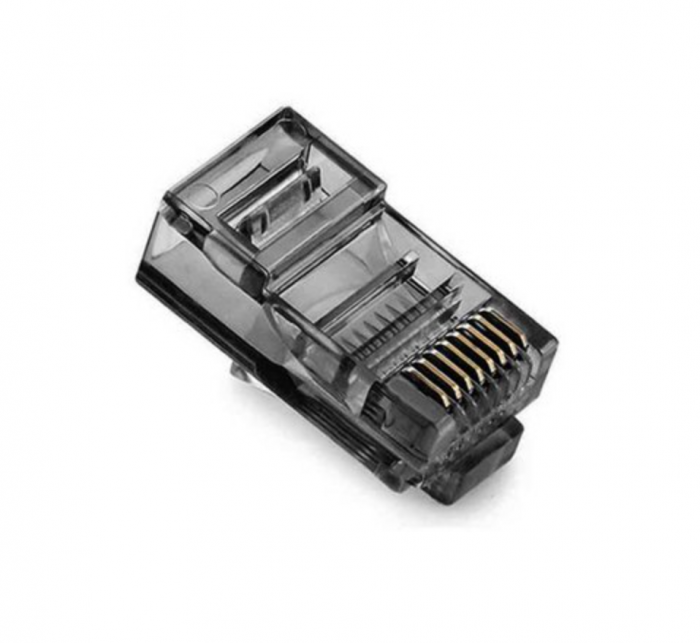 
					Конектор Ritar RJ-45 8P8C UTP Cat-5 (100 шт / уп.) Q100 Black