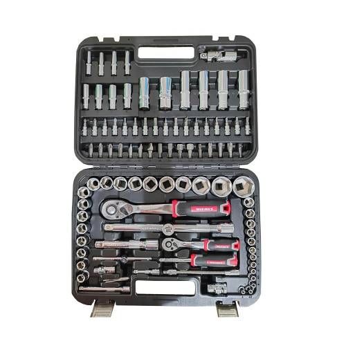 Набір головок торцевих 1/4″ та 1/2″ 94 предмети Vitals Master