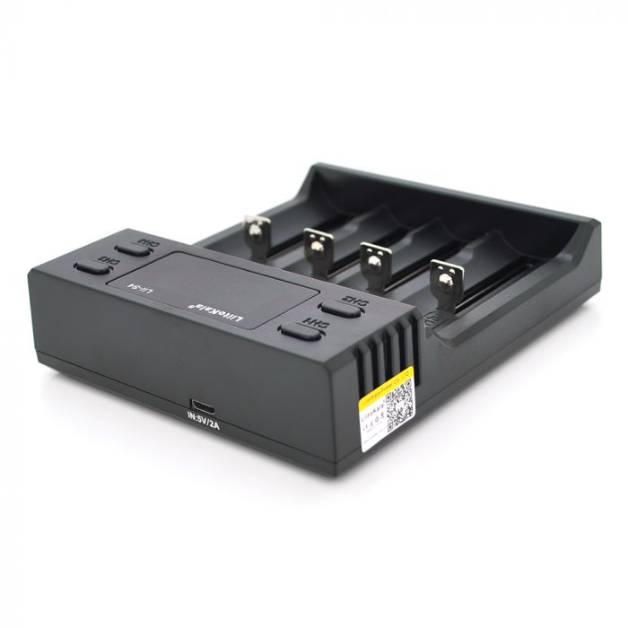 
					ЗП універсальний Liitokala Lii-S4, 4 канали, LCD дисплей, підтримує Li-ion, Ni-MH і Ni-Cd AA (R6), ААA (R03), AAAA, С (R14)