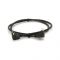 
					Кабель MerlionHDMI-HDMI 1.0m, v1.4, OD-7.5mm, круглий Black, коннектор Black 90 ° кутовий / 90 ° кутовий