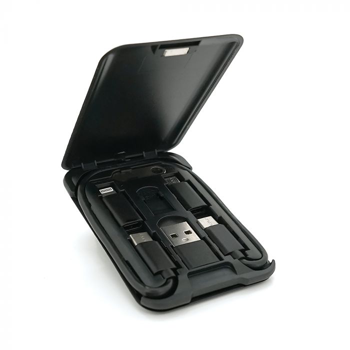 
					Кабель KSC-325 KUHE 3 in 1 Micro / Iphone / Type-C, 3A, довжина 1м, Black, BOX