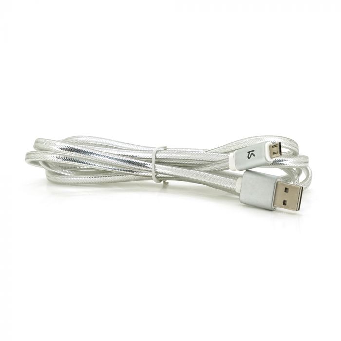 
					Кабель iKAKU KSC-090 XINGGUANG series for mirco, Silver, довжина 2м, 2,8А, BOX
