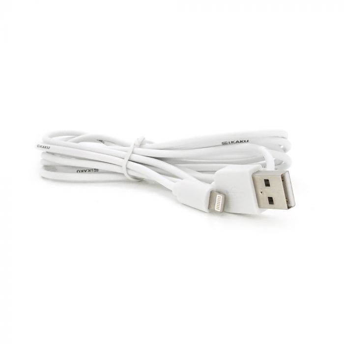 
					Кабель iKAKU KSC-332 YOUCHUANG charging data cable series for iphone, White, довжина 2м, 2,4А, BOX