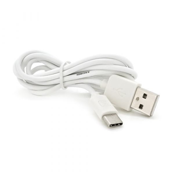 
					Кабель iKAKU KSC-060 SUCHANG charging data cable series for Type-C, White, довжина 1м, 2,4А, BOX