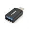 
					Перехідник iKAKU KSC-532 YUNDI Series USB3.0(AF) OTG => Type-C(M), Black, Box