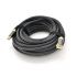 
					Кабель VEGGIEG HA-15 HDMI-HDMI 4K UHD, 15.0m, v2,0, OD-4.0mm, круглий, Black, коннектор Black-Metal, Box