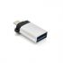 
					Перехідник VEGGIEG TC-113 USB3.0(AF) OTG => microUSB(M), Silver, Пакет