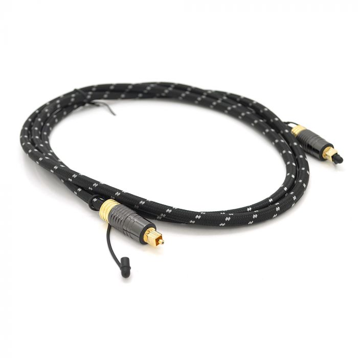 
					Кабель VEGGIEG TS07-3 оптичний цифровий стерео в нейлоновій оплетці 3m, 250 Мегабіт / с, Black, Пакет