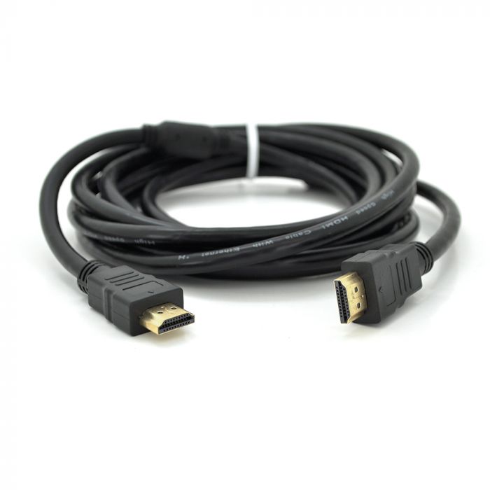 
					Кабель Ritar PL-HD94 HDMI-HDMI Ultra HD 1080P, 1.0m, v1,4, OD-7.3mm, з фільтром, круглий Black, коннектор Gold, Пакет, Q200