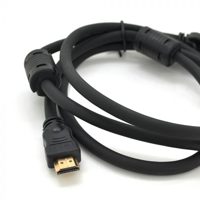 
					Кабель Ritar PL-HD348 HDMI-HDMI Ultra HD 4K,1080P, 0.8m, v1,4, OD-7.3mm, з фільтром, круглий Black, коннектор Gold, Пакет, Q250