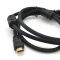 
					Кабель Ritar Premium PL-HD348 HDMI-HDMI Ultra HD 4K,1080P, 3.0m, v1,4, OD-7.3mm, з фільтром, круглий Black, коннектор Gold, Box, Q100