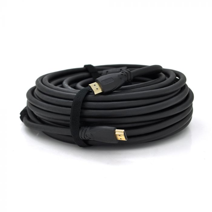 
					Кабель Ritar Premium PL-HD347 HDMI-HDMI 19+1, Ultra HD 4Kx2K, 2160P, 10.0m, v2,0, OD-8.5mm, з фільтром, круглий Black, конектор Gold, Box, Q40