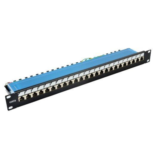 Патч-панель 19" 24xRJ-45 FTP, кат. 6, dual type, EPNew
