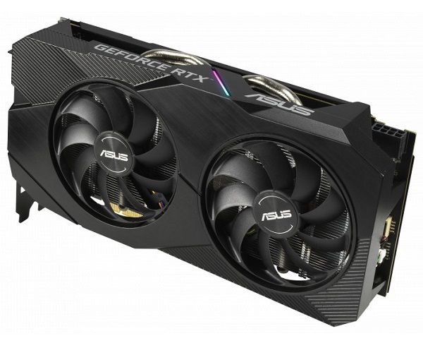 Відеокарта Asus GeForce RTX 2060 Dual EVO OC Edition 6GB GDDR6 (192bit) (1365/14000) (DVI, 2 x HDMI, DisplayPort) (DUAL-RTX2060-O6G-EVO)