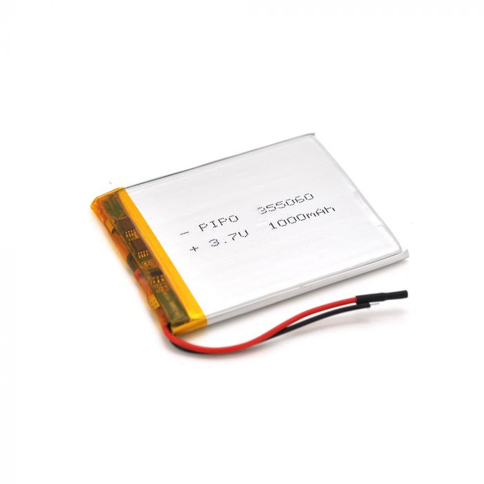 
					Літій-полімерний акумулятор 3,5 * 50 * 60mm (Li-ion 3.7В 1000мА · год)