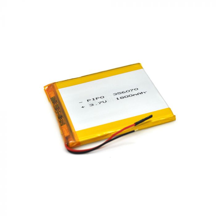 
					Літій-полімерний акумулятор 3,5 * 60 * 70mm (Li-ion 3.7В 1800мА · год)
