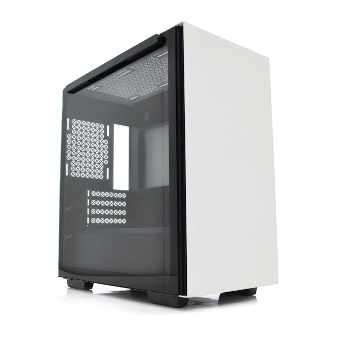 
					Корпус DeepCool 110 - 0.5mm ABS+SPCC+загартоване скло, ITX, 2x3.0 USB+Audio, Video card≤320mm, (400x225x431mm), без БП, White