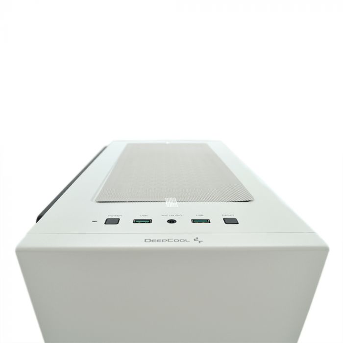 
					Корпус DeepCool 110Limiteb - 0.5mm ABS+SPCC+загартоване скло, ITX, 2x3.0 USB+Audio, Video card≤320mm, (400x225x431mm), без БП, White