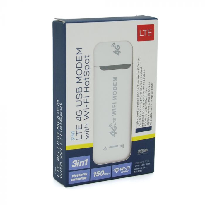 
					4G модем (LTE) B1/B2/B3, USB, BOX