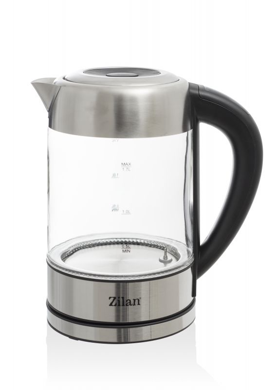 
					Електричний скляный чайник Zilan ZLN3949, 1850-2200W з підсвічуванням