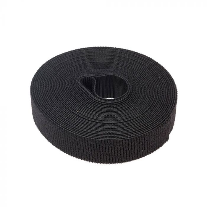 
					Стяжки на липучці ширина 20мм, рулон 50м, чорні, ціна за рулон