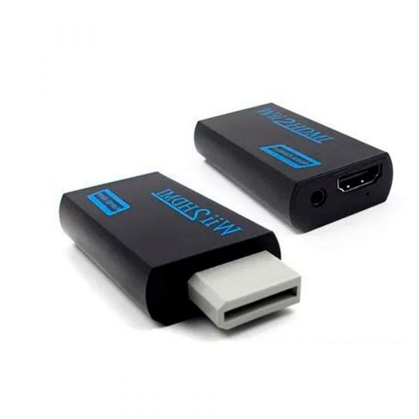 
					Конвертер Nintendo WII2HDMI (мама), відео, аудіо, 1080P, Black