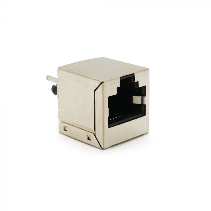 
					Гніздо RJ45 з інтерфейсом 8P8C, вертикальний, під пайку, White