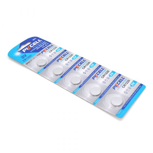 
					Батарейка літієва PKCELL CR1220, 5 шт в блістері (упак.100 штук) ціна за бліст. Q30