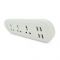
					Мережевий фільтр ТВ-Т16, 4 розетки + 3 USB, 2 м, перетин 3х0,75мм, 3000W, White, Box