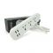 
					Мережевий фільтр ТВ-Т16mini, 3 розетки + 4 USB, 2 м, перетин 3х0,75мм, 3000W, White, Box