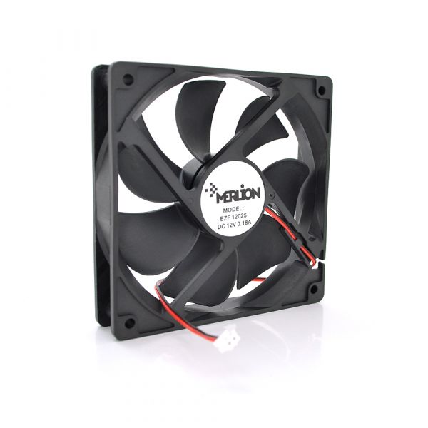 
					Кулер корпусний Merlion 12025 DC sleeve fan 2 pin - 120 * 120 * 25мм, 1100об / хв