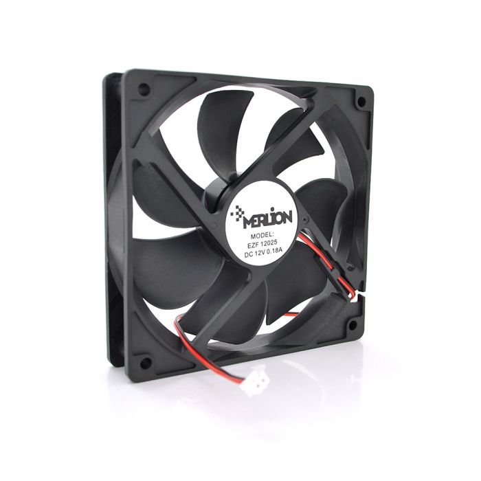 
					Кулер корпусний Merlion 12025 DC sleeve fan 2 pin - 120 * 120 * 25мм, 1100об / хв