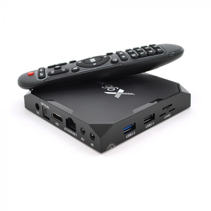 
					Медіа приставка X96-Max Plus6 4 / 32G Smart TV Box (Android 9.0, ОЗУ 4 Гб, 32Гб вбудованої пам'яті, 4-х ядерний процесор Amlogic 905  (2,0 ГГц)