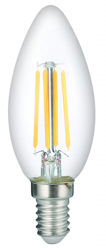 Лампа LED Vestum филамент С35 Е14 5Вт 220V 3000К