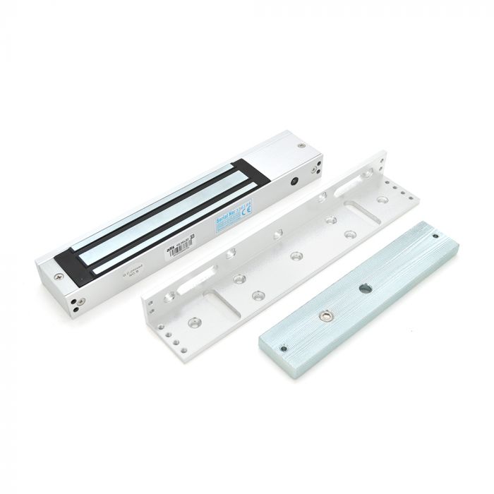 
					Електромагнітний замок MS-280LED + Куточок LS-280, до 280 кг, DC12V / 500mA, DC24V / 250mA. Розміри: 250х47х25 мм