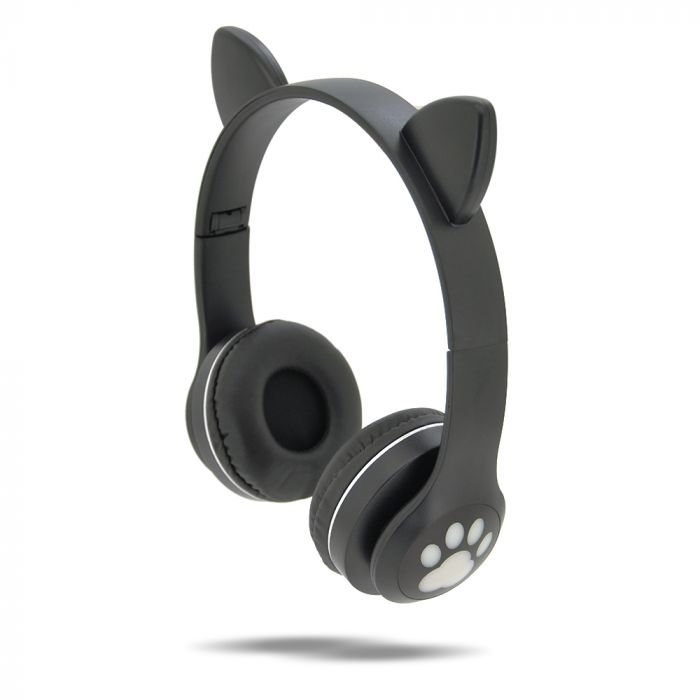 
					Бездротові Bluetooth навушники Cat Ear VZV-23M Led, Black