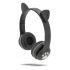
					Бездротові Bluetooth навушники Cat Ear VZV-23M Led, Black