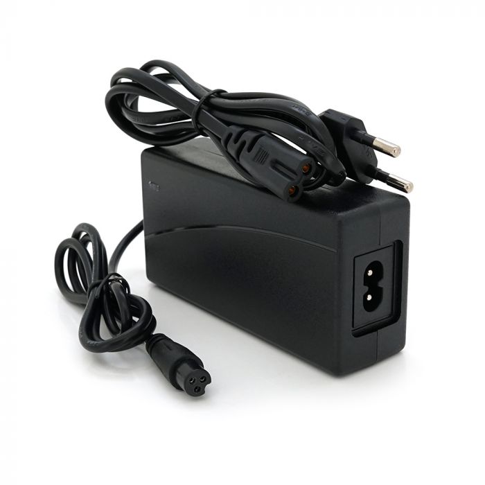 
					Зарядний пристрій для літієвих акумуляторів 42V 2A штекер 3PIN + кабель живлення, BOX
