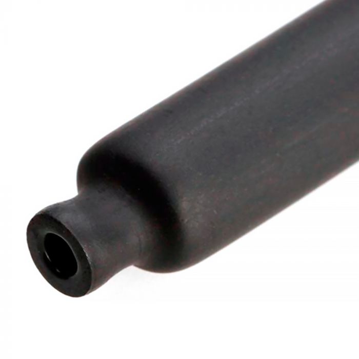 
					Термоусаджувальна трубка 1,5 мм, робоча температура: від -50 ° C до + 125 ° C, чорна, 1м, ціна за метр