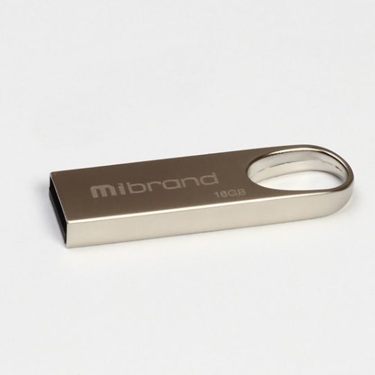 
					Флеш-накопичувач Mibrand Irbis, USB 2.0, 16GB, Metal Design, Blister