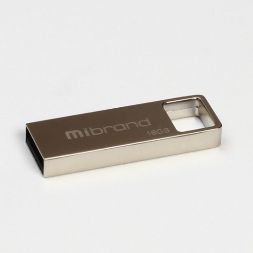 
					Флеш-накопичувач Mibrand Shark, USB 2.0, 16GB, Metal Design, Blister