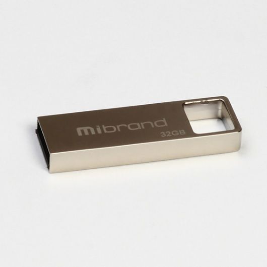 
					Флеш-накопичувач Mibrand Shark, USB 2.0, 32GB, Metal Design, Blister