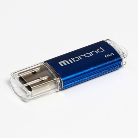 
					Флеш-накопичувач Mibrand Cougar, USB 2.0, 64GB, Blister