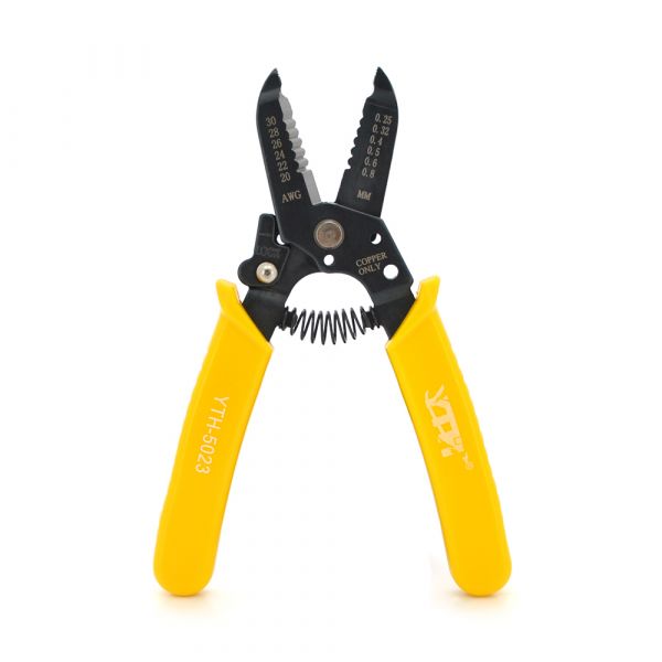 
					Iнструмент для зачистки кабеля 7-1 Stripper YTH-5022, yellow, AWG24-14