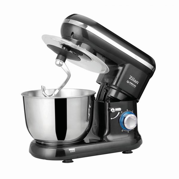 
					Мультиміксер з чашею Hurricane Zilan ZLN3185, 1400W, black/silver