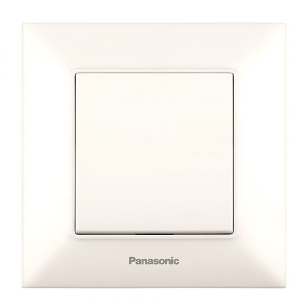 
					Вимикач Panasonic Arkedia Slim одноклавішний, кремовий