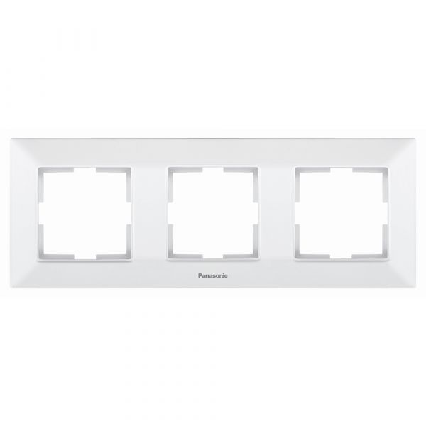 
					Рамка Panasonic Arkedia Slim потрійна, горизонтальна, біла