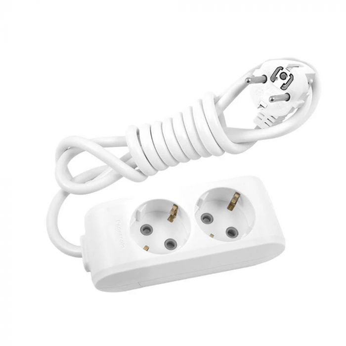 
					Подовжувач Panasonic X-tendia із заземленням 2 гнізда, 3 м, з захистними шторками, сірий