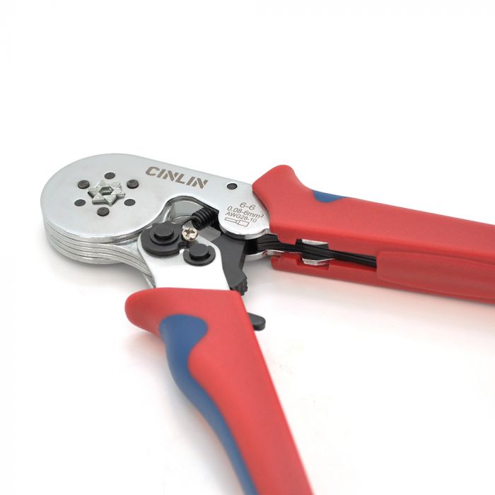 
					Крімпер CINLINELE HCS8 6-6 для обтиску кабельного накінечника, blue + набір кабельних наконечників (VE0508, VE7508, VE1008, VE1508, VE2508, VE4009,VE6102)